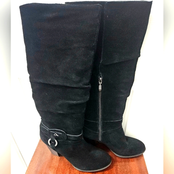 Guess suede knee-high boots. Black Size 8 - Picture 1 of 5